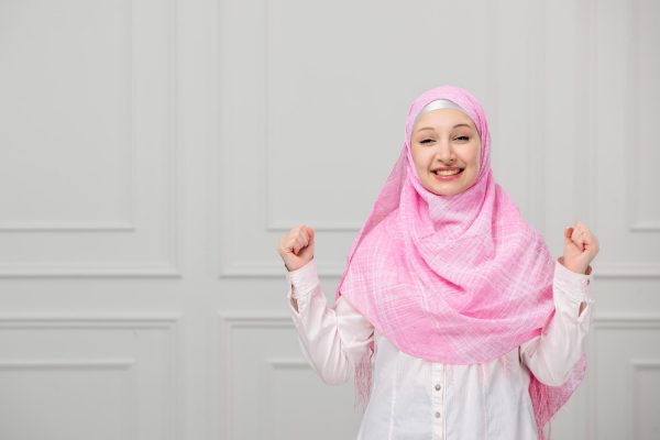 arabic-girl-pretty-cute-young-muslim-woman-wrapped-beautiful-pink-hijab-very-happy